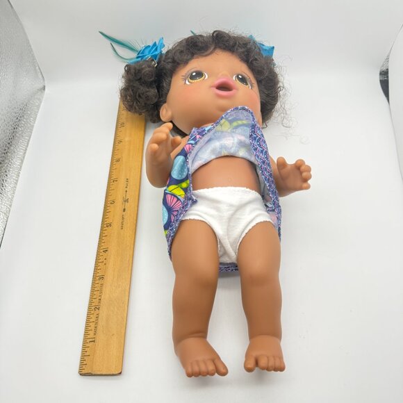 Baby Alive Sweet Spoonfuls Dark Skin Girl Doll by Hasbro 12” - Picture 7 of 10